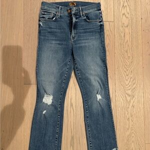 MOTHER The Insider Crop Step Chew - Dancing on Coals Wash Size 29 - worn once!